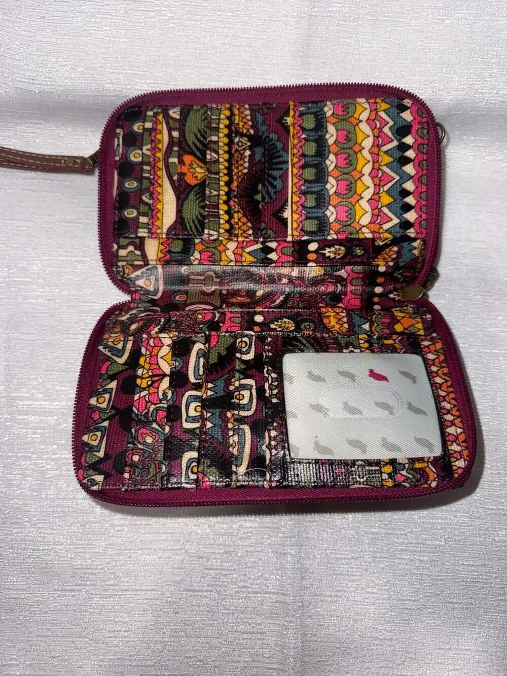 Sakroots Artist Circle Smartphone Wristlet Wallet in One World Print